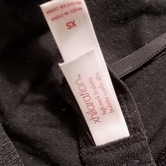 Xhilaration Black High Neck Bralette XS - Picture 3 of 3